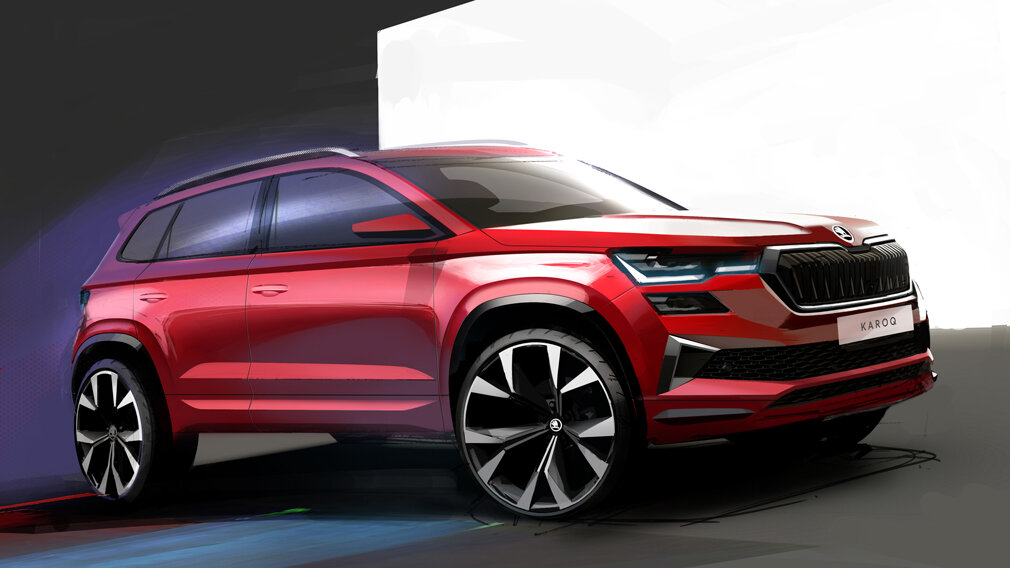 Официальный тизер нового Skoda Karoq