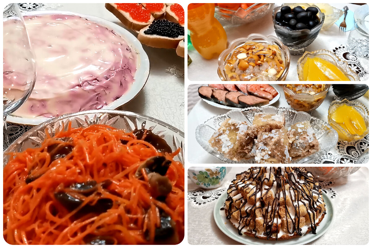 Наш Новогодний Стол – Что мы готовили на Новый год – Праздничные блюда, Салаты, Закуски, Торт