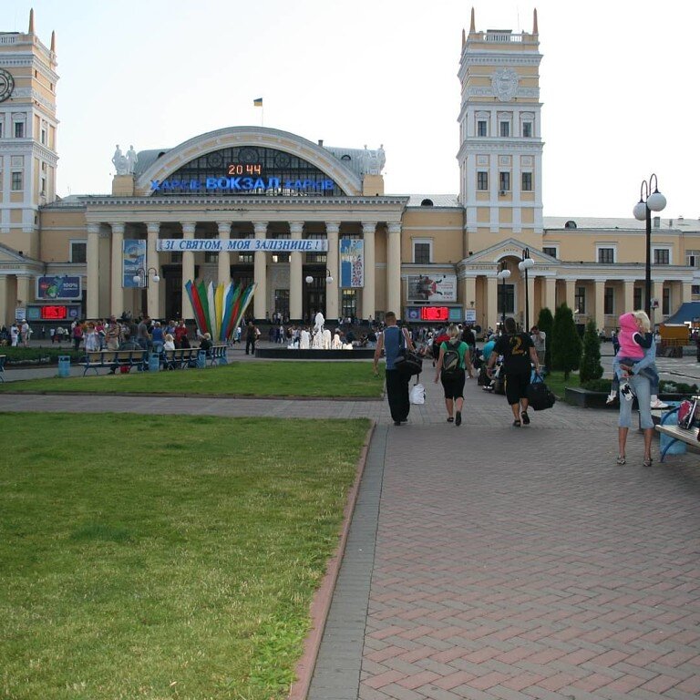 Железнодорожный вокзал Харькова, фотографии авторские
