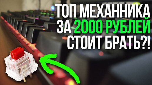 DEXP First Blood Самая ДЕШЁВАЯ Механическая клавиатура из DNS Игровая клавиатура за 2000 рублей