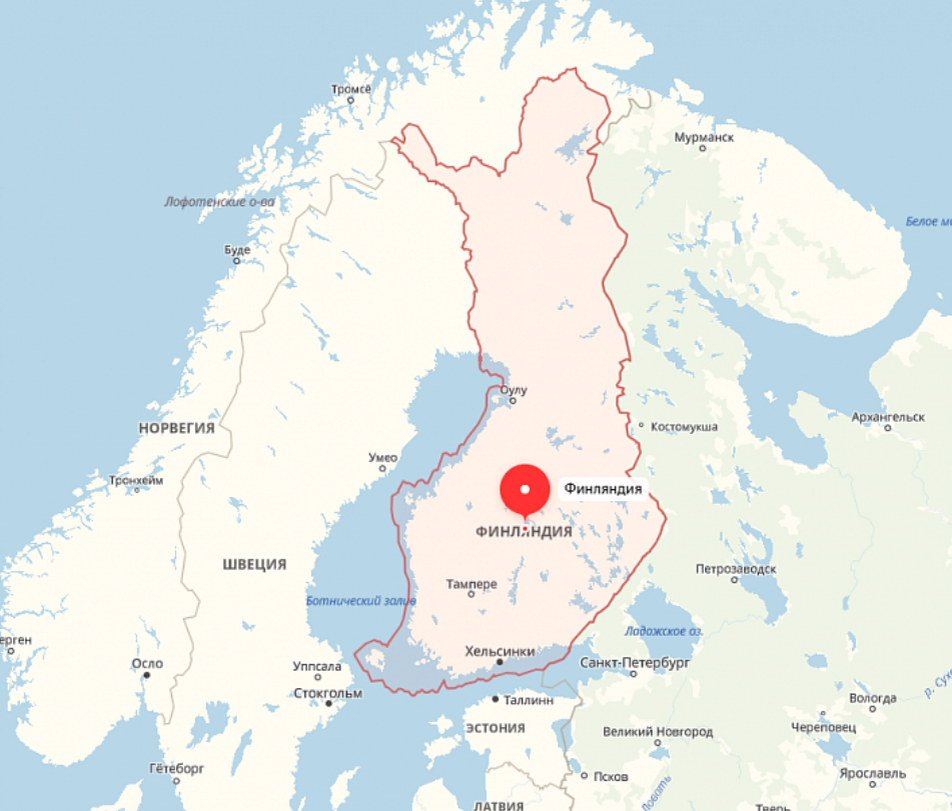 Граница с Финляндией на карте. Границы России с Норвегией и Финляндией на карте. Расположение Финляндии на карте.