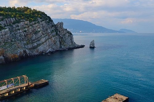 Вид на Мыс Ай-Тодор из замка «Ласточкино гнездо»