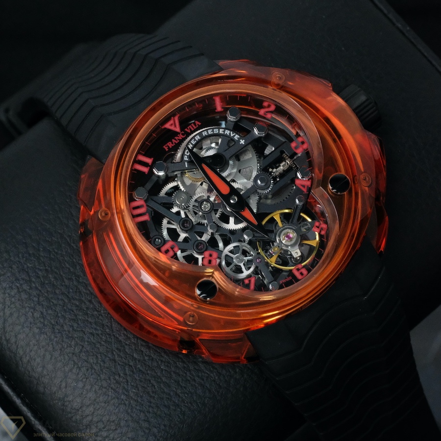FRANC VILA COMPLICATION SUSPENDED SKELETON TRANSPARENT NEORALITE 