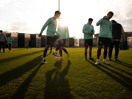     ЦСКА на сборах в Анталье. Фото: А. Аксенова, ПФК ЦСКА