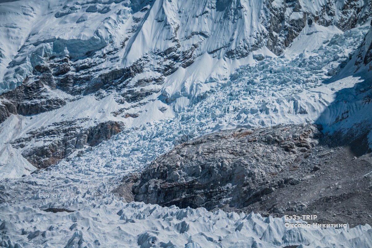 Ледопад Кхумбу фото с космоса