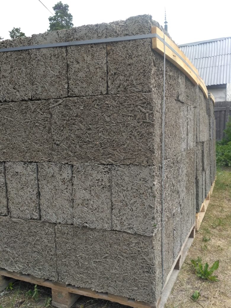 Вот мой арболит. 