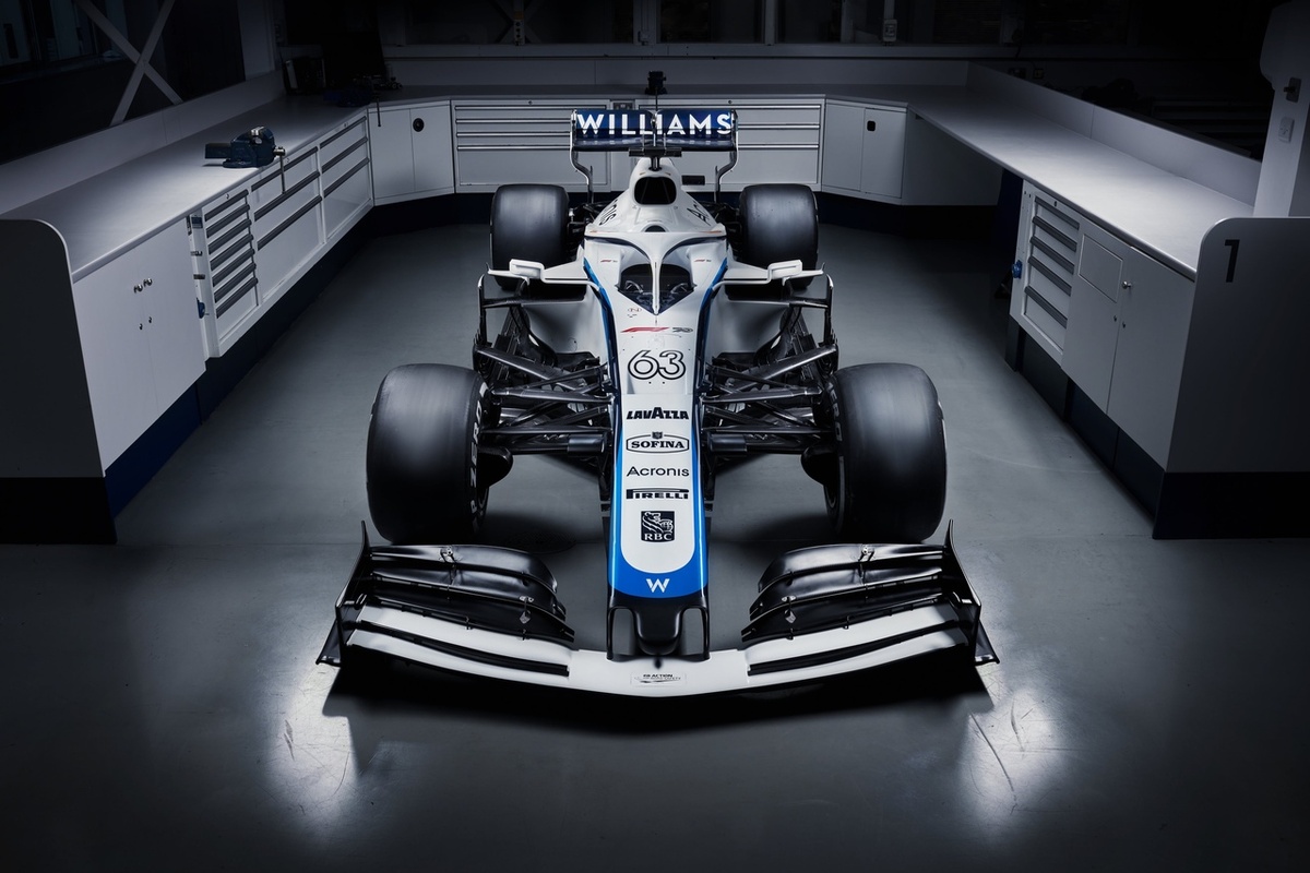 Новая ливрея болида Williams