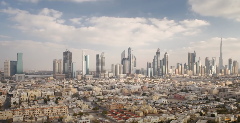Вид на Дубай