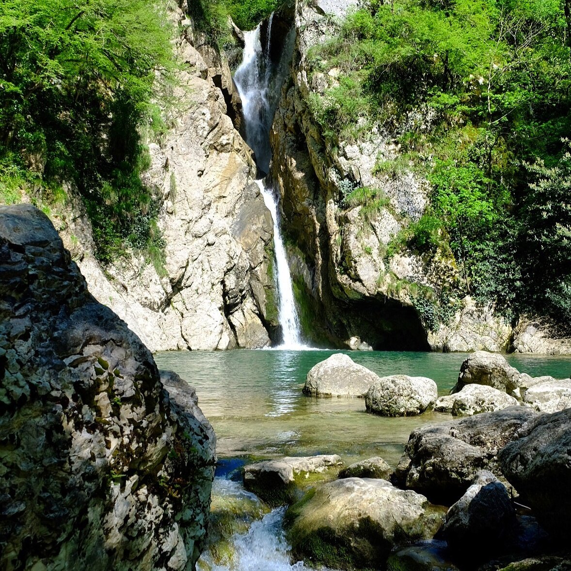 Агурский водопад Сочи