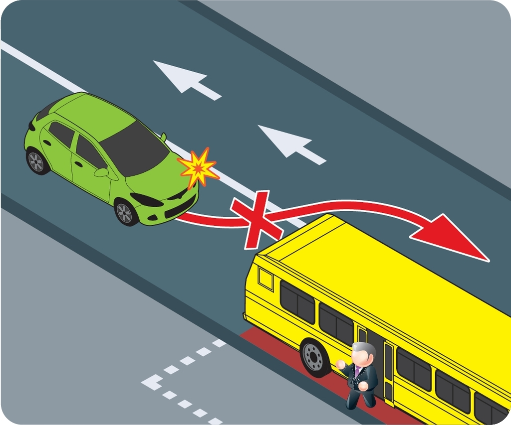 Обгон припаркованного авто. Источник: Яндекс Картинки