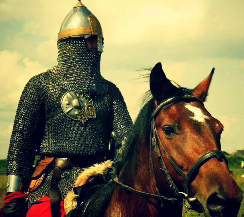 Конный воин (реконструкция).