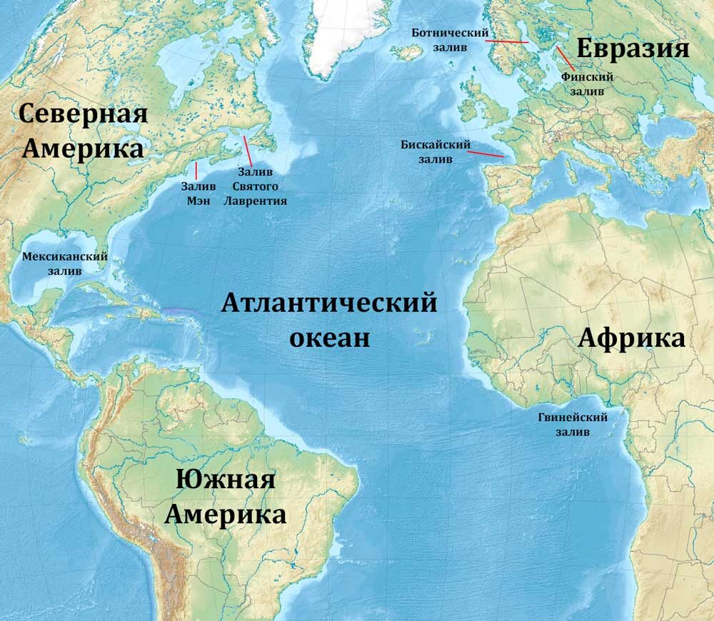 Какие бывают океанов