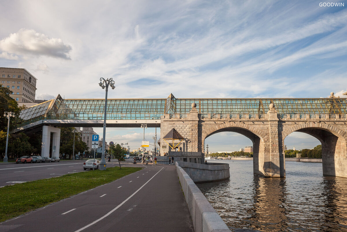 Андреевский мост в москве фото