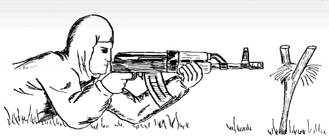 Способ добывания огня с помощью холостого выстрела