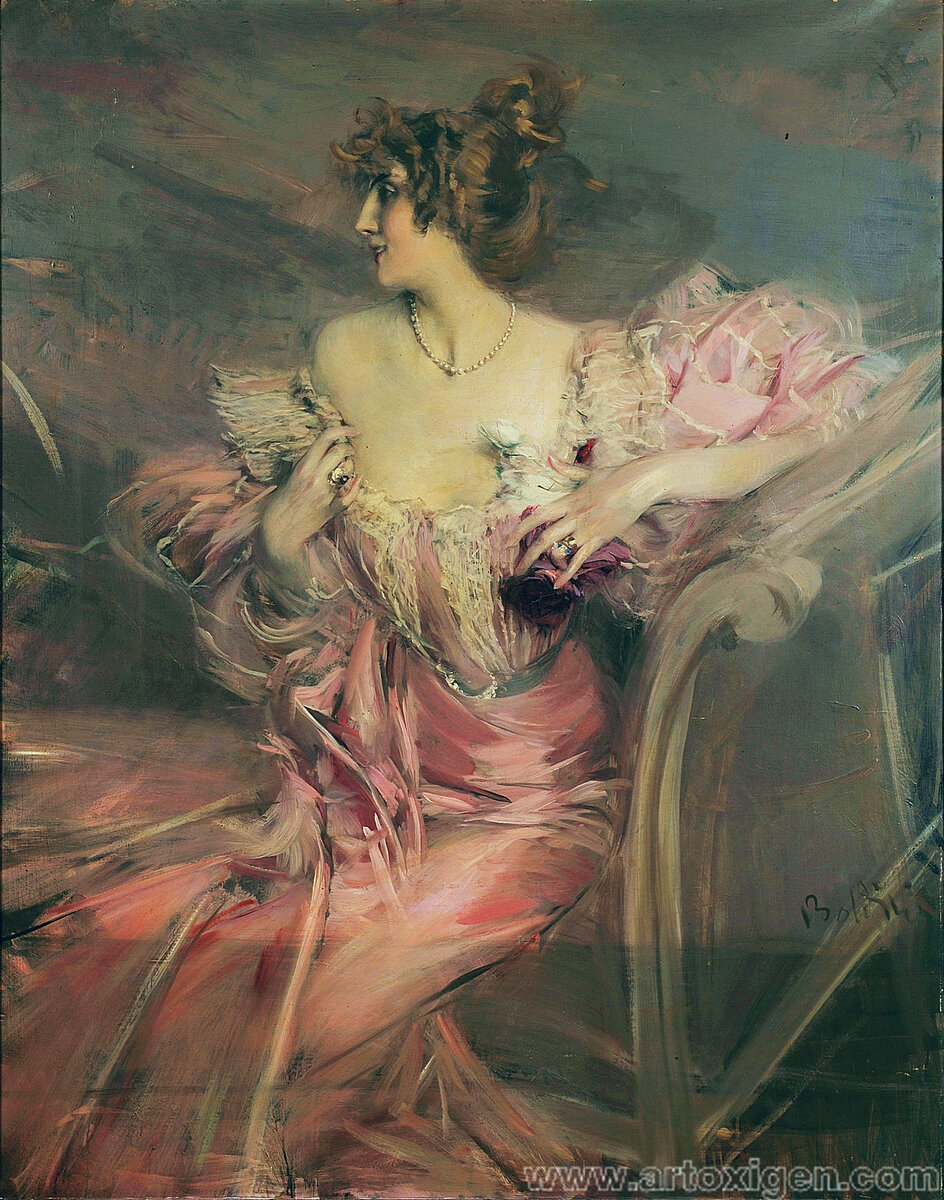 Джованни Болдини Портрет актрисы Марты де Флориан, 1898 г.