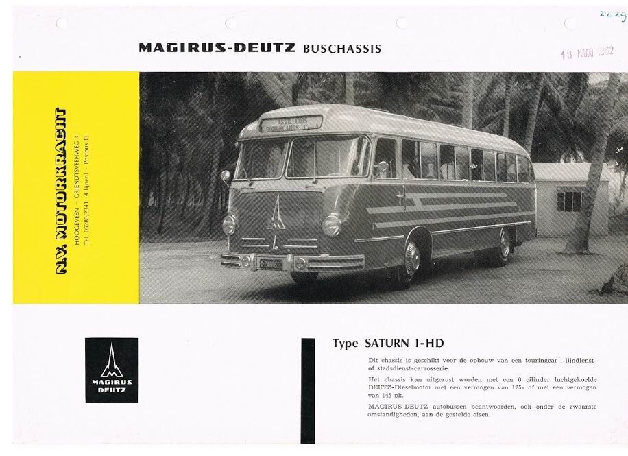 ▲ Нет, это не ЛАЗ-695.. Фото: Magirus-Deutz