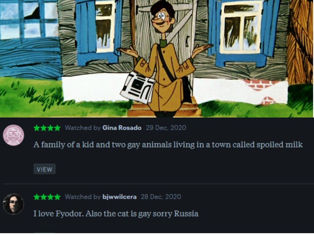 Кадр из "Трое из Простоквашино"/Cкриншот отзывов