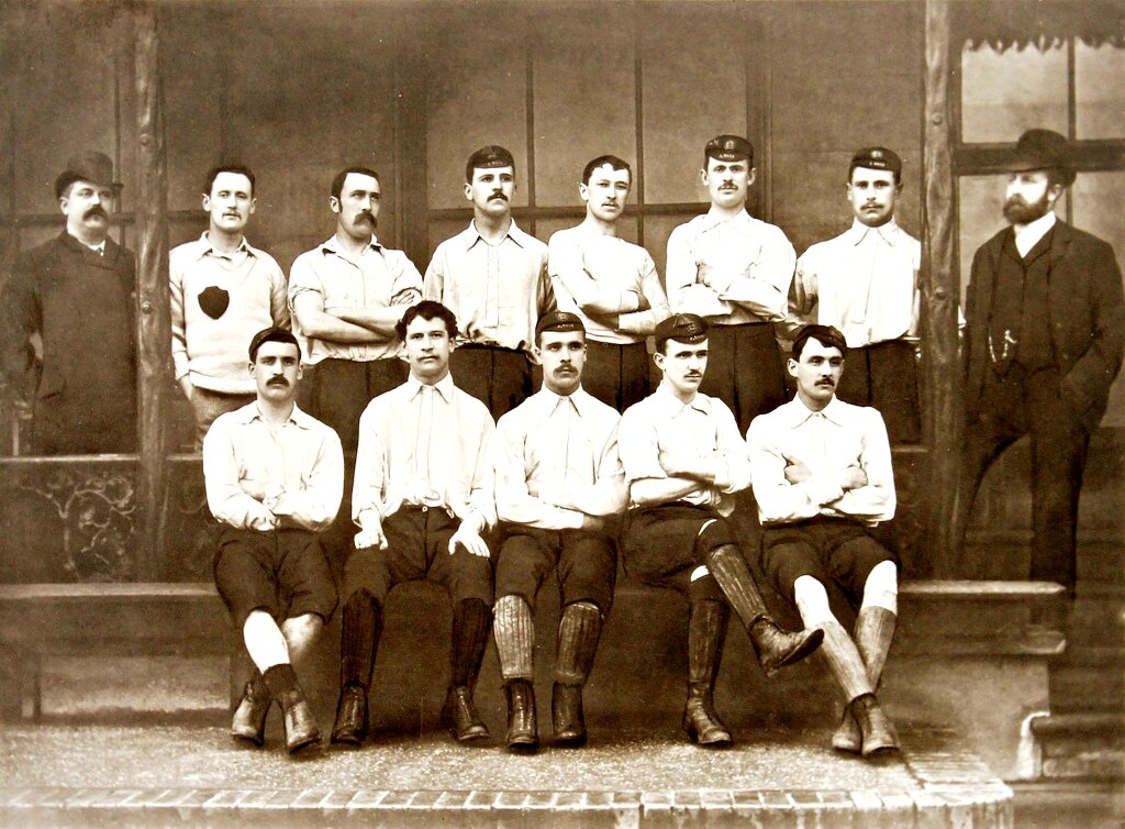 Игроки "Престон Норт Энд" в 1889 году.