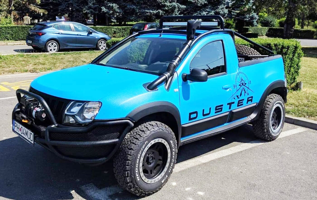 В 2014 году мастера из Индии и из Румынии выпустили первый пикап Renault Duster