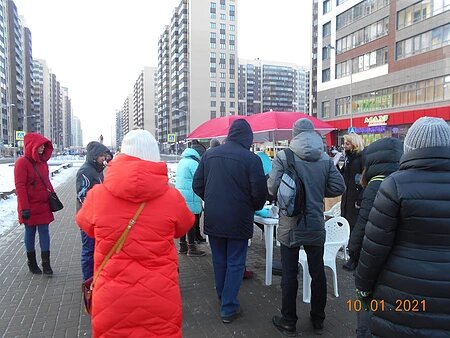 Сбор подписей против строительства на бульваре Менделеева