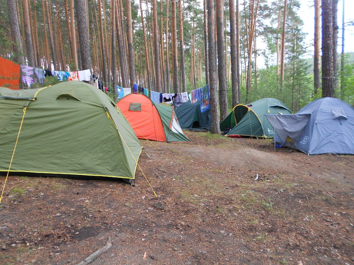Палатки готовы