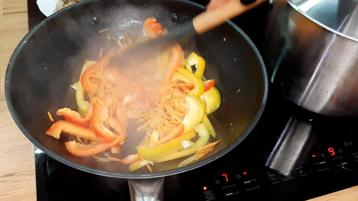 🍜 ФУНЧОЗА со свининой и овощами! ОЧЕНЬ ВКУСНО!👌 | Happy Ma | Дзен