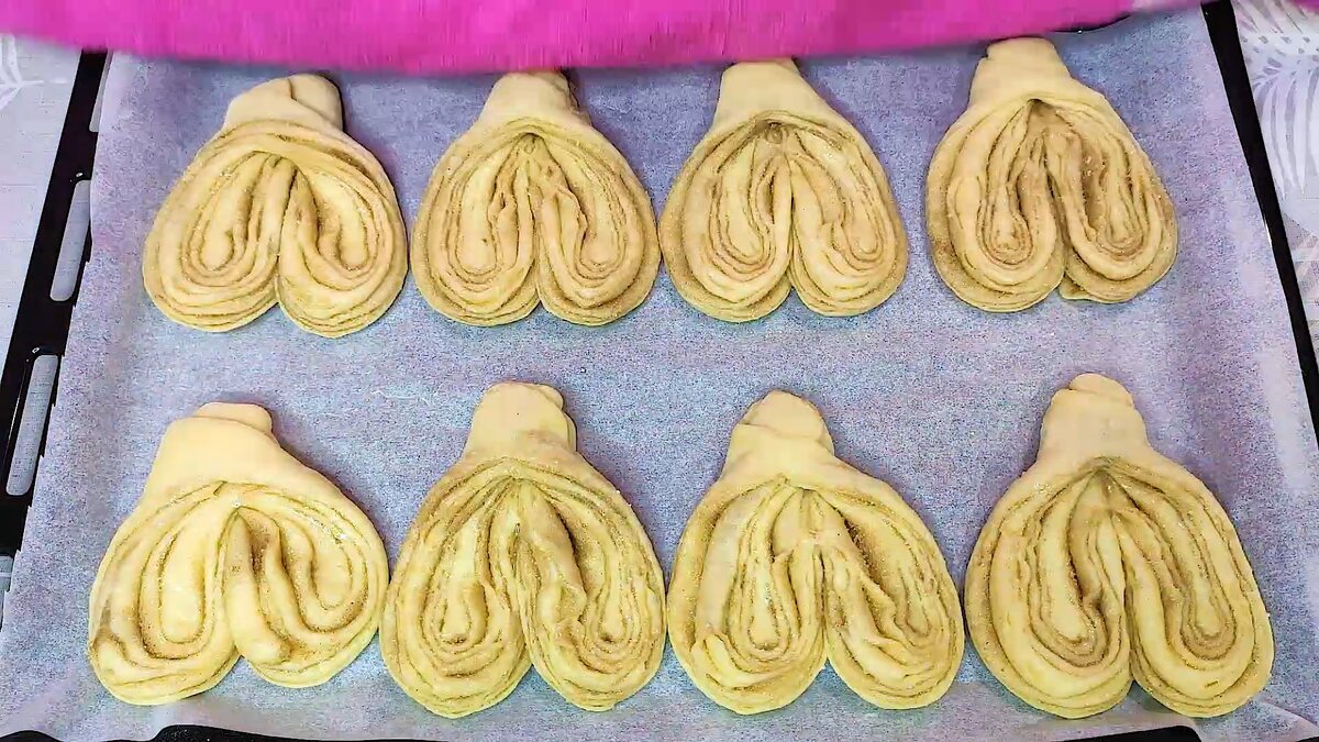 Сахарные булочки сердечки