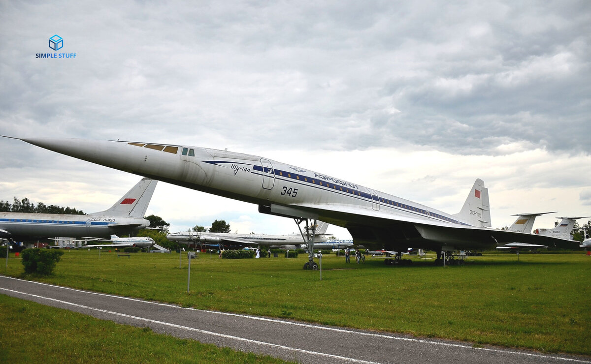 Последний из Ту-144 (СССР-77110), перевозивших пассажиров. Фото автора.