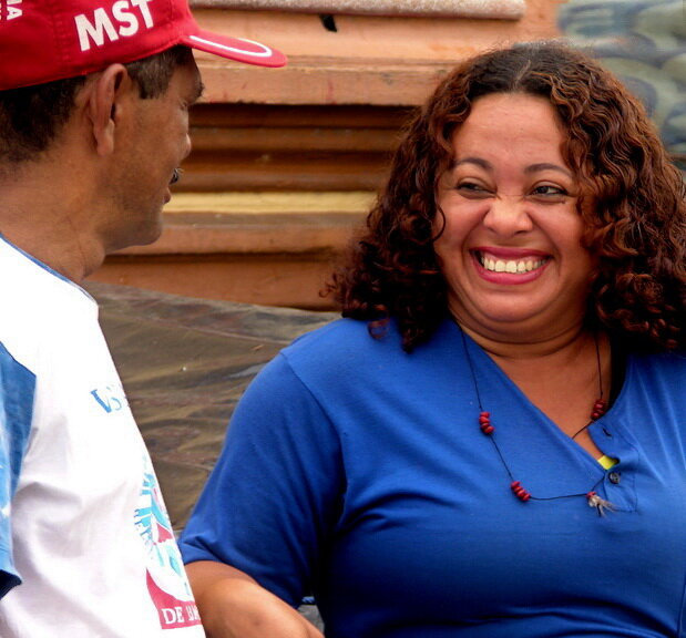 A beautiful smiling lady of Belem, Brazil