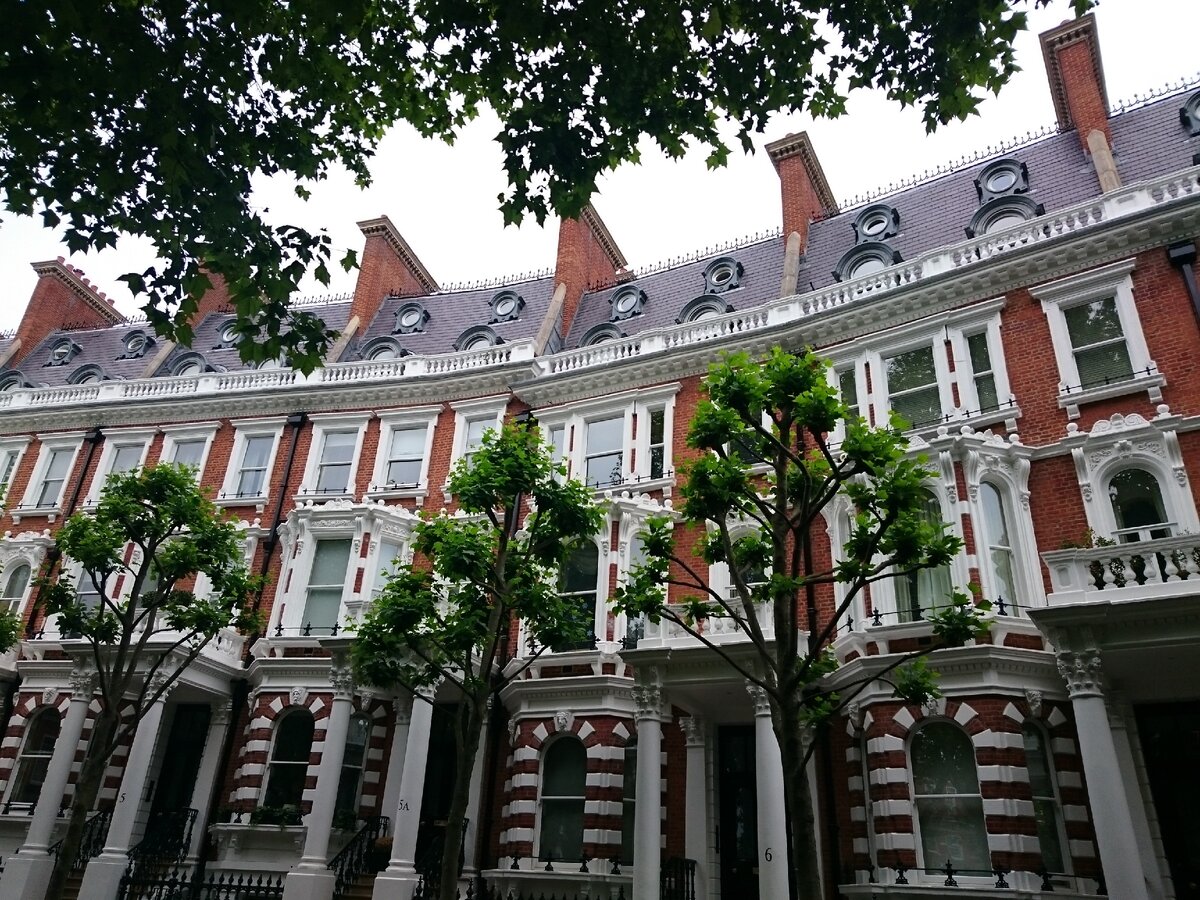 Богатые дома в Кенсингтоне