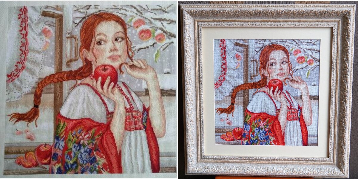 "Наливное яблочко", производитель "Марья-Искусница", работа 2019 г