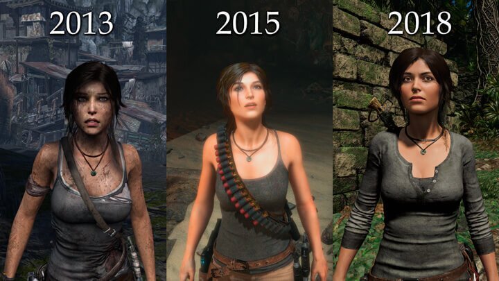 Эволюция Лары Крофт
