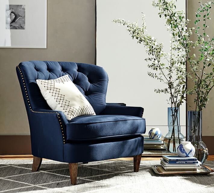 Кресло в классическом стиле, Pottery Barn