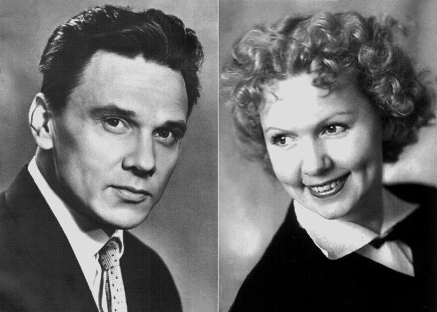 Георгий Юматов и Муза Крепкогорская