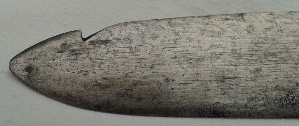 Зубчик на прусском палаше обр. 1732 года.