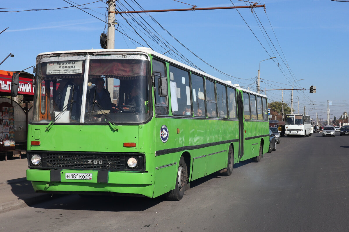 Последние "икарусы" России работают в Курске