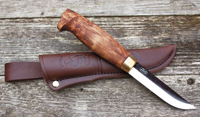 Нож Ahti Puukko Metsa 95, финская береза, сталь W75