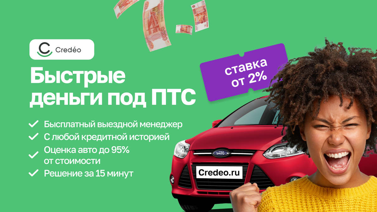 Почта банк кредит под залог авто