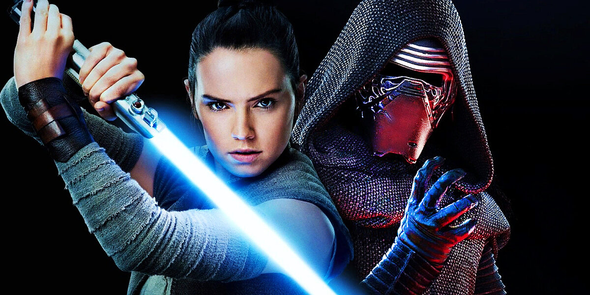 Рей и Кайло. Источник srcdn.com