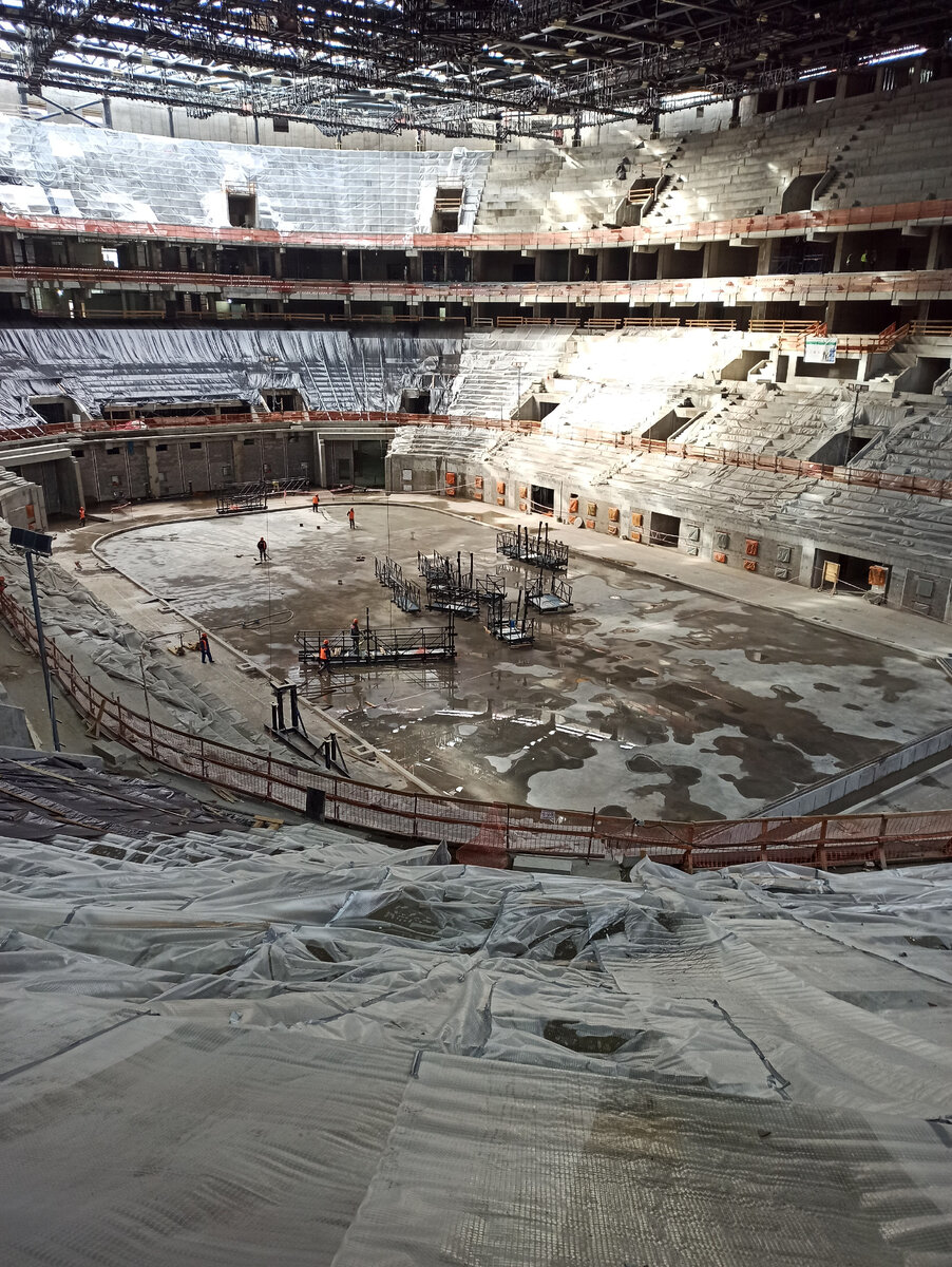 Основные бетонные работы завершены