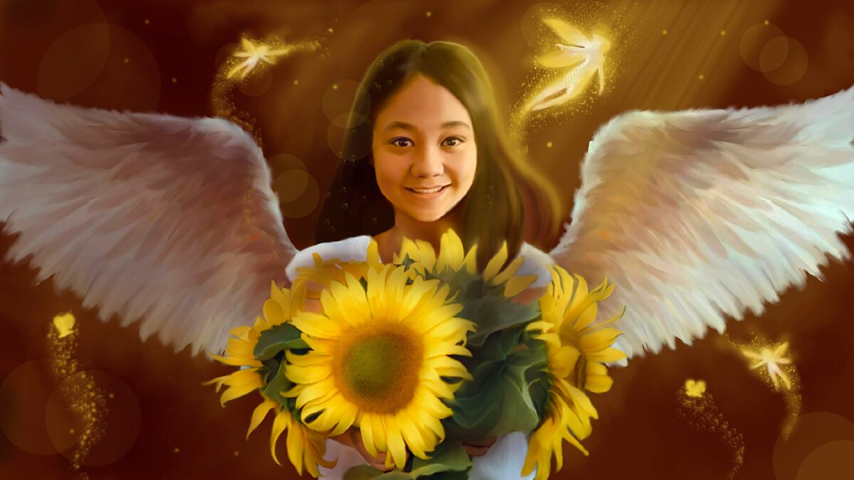 Эту цифровую картину я нарисовала