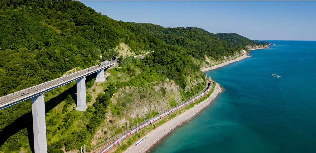 Дорога Джубга - Сочи