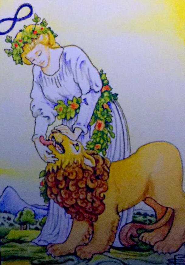 "Карта Таро "Сила" Автор фото: Абзалова Анджела