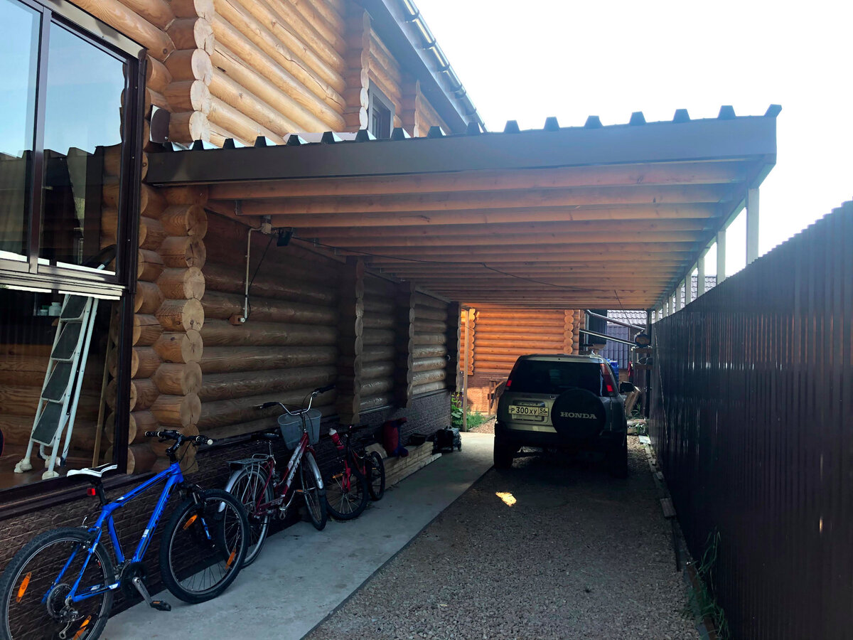 Навес, вид с другой стороны