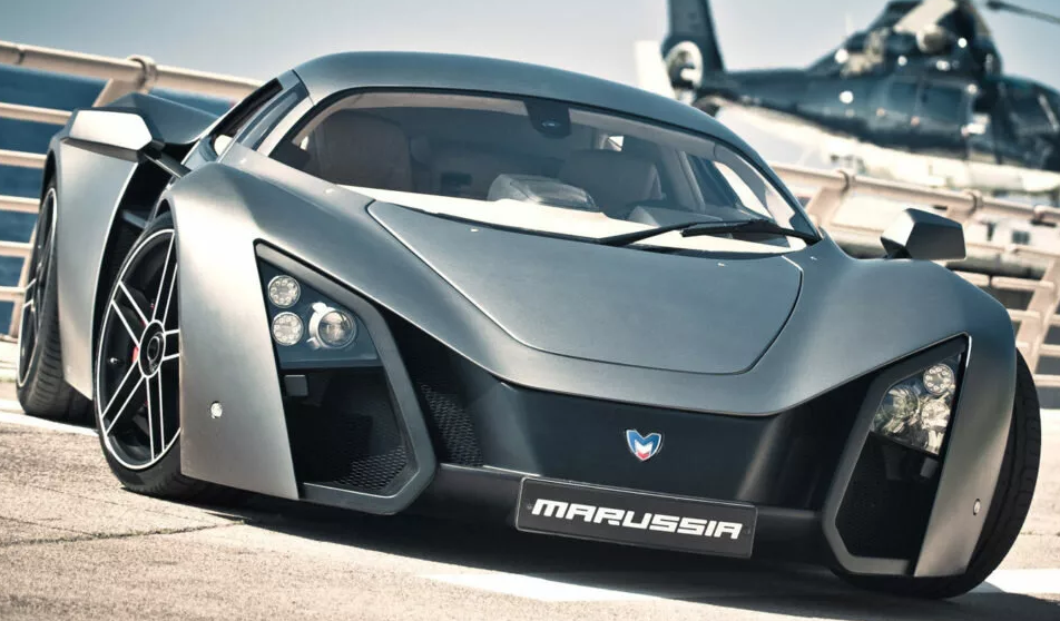 Marussia b2 синий салон