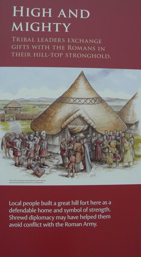 В самом начале это был просто слегка укреплённый холм, на случай незваного визита римлян.