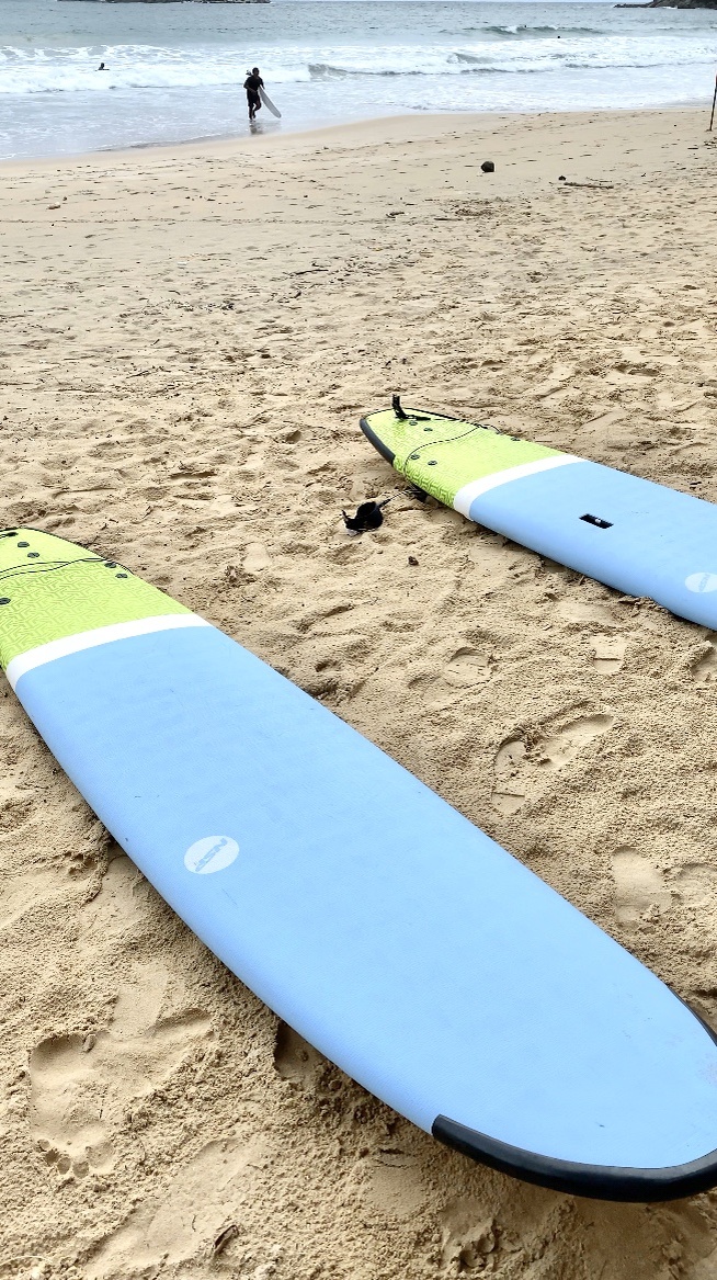 Наши первые серф-доски