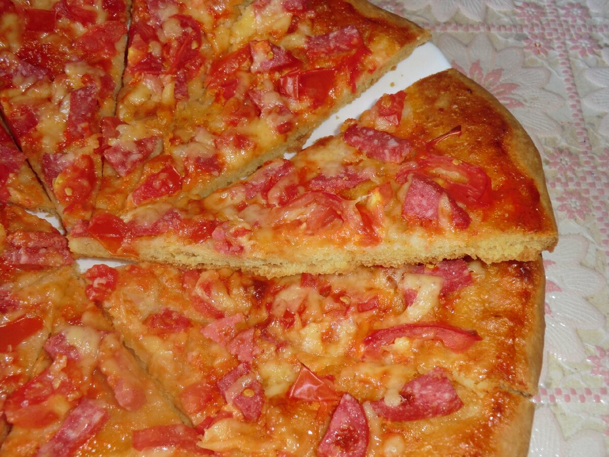 не пропеклось тесто в пицце фото 51