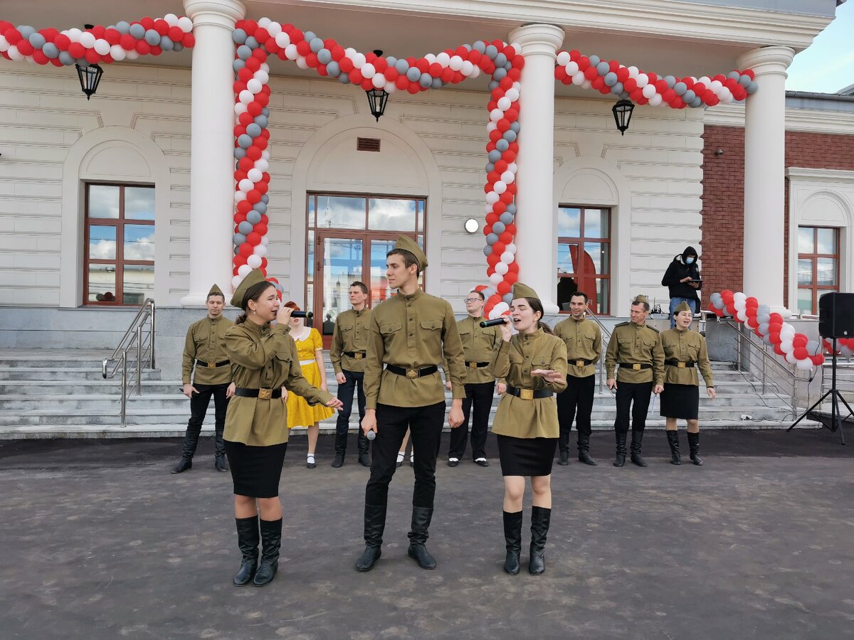 Акция "Голосами Победы" в Сосногорске