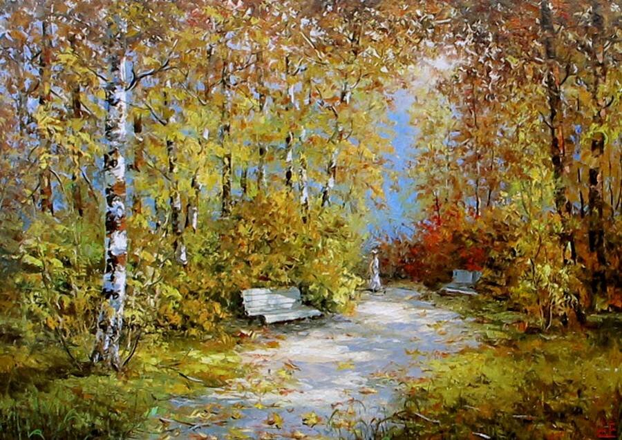 картина художника  Евгения Синева